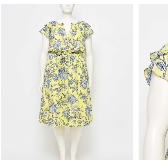 LOFT Dresses & Skirts - NWT LOFT ruffle sleeves midi dress, size 26